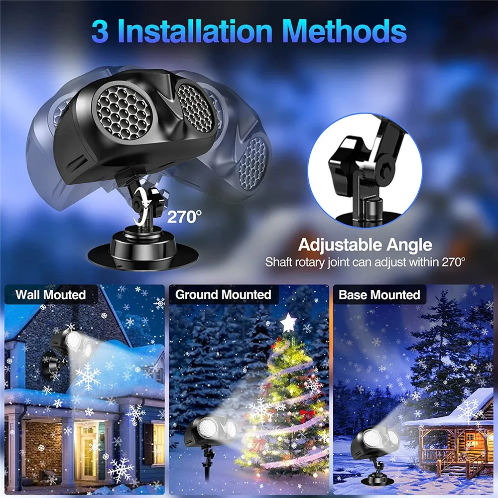 Проектор снежинок